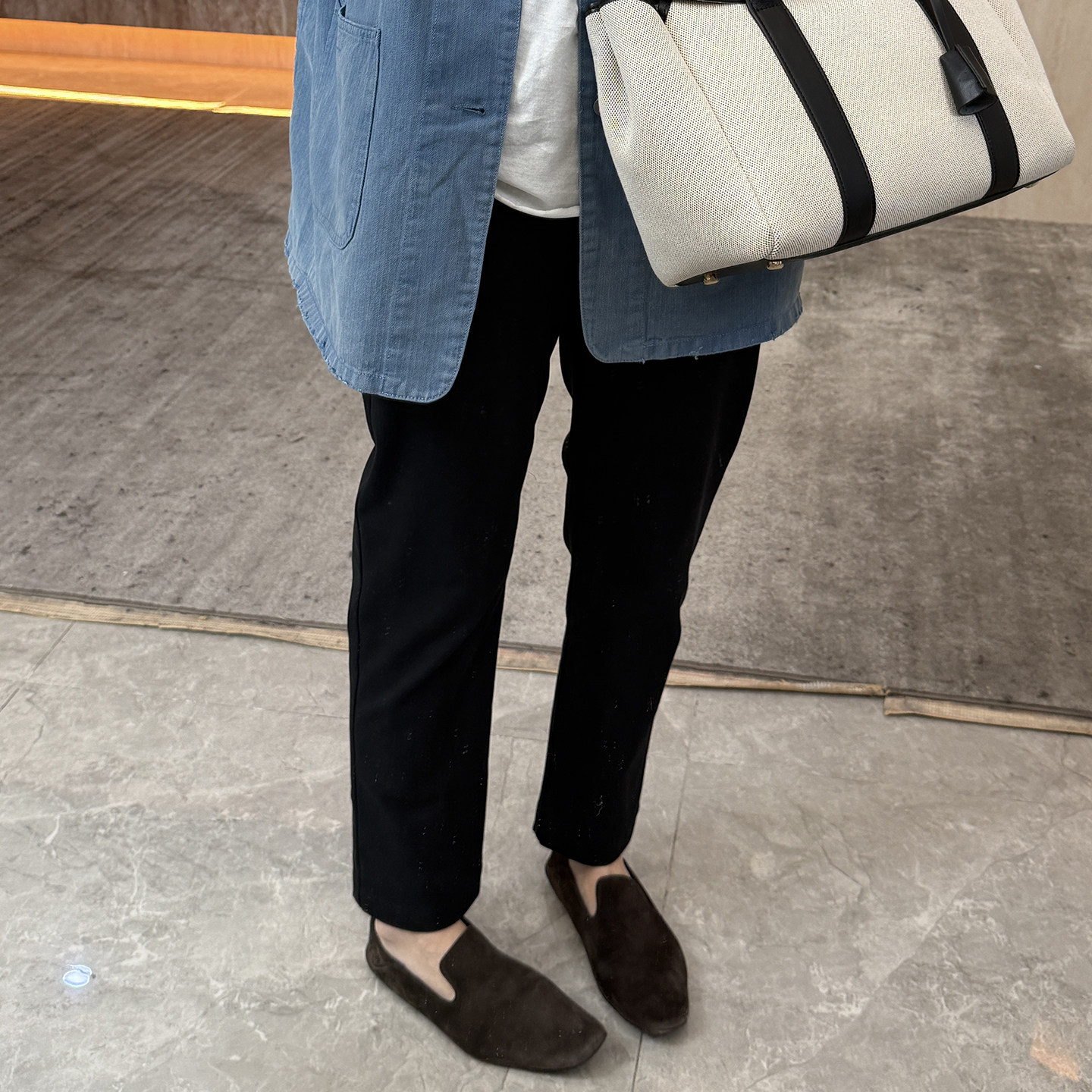 CHU楚妞[高弹神裤]超模烟管休闲九分裤2026春季新款女小黑裤子