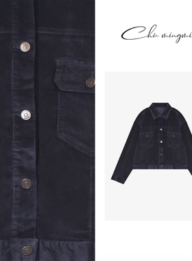 [CHU/2025SSNEW]原创设计[美式]时尚气质灯芯绒夹克外套PK067