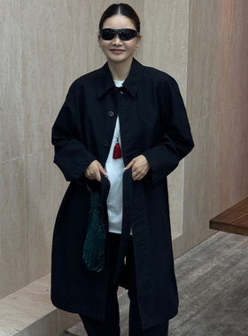 CHU楚妞[墨影]单排扣长外套NH25131