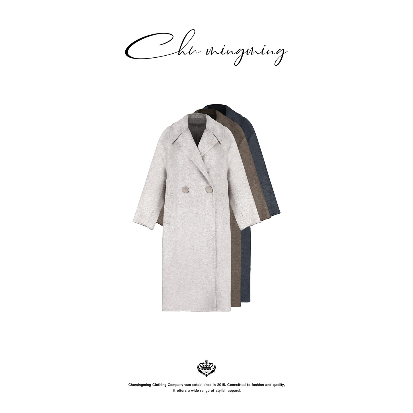 CHU楚妞[云驼]100支桑蚕丝羊毛大翻领毛呢大衣2025冬季新款女外套,女装/女士精品,毛呢外套,淘宝优惠券,粉丝福利购,淘宝优惠卷