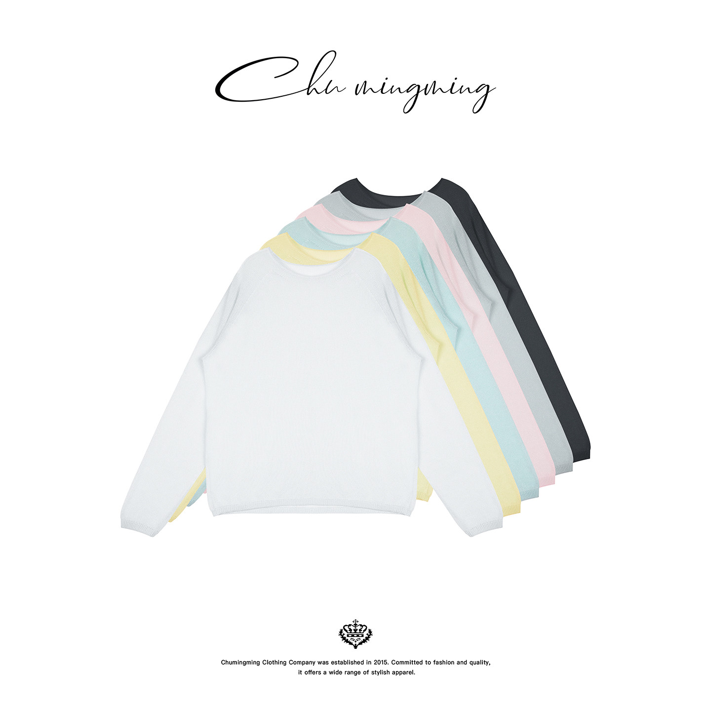 CHU楚妞[糖果]桑蚕丝和纸纱无缝长袖T恤2026春夏季新款女罩衫上衣