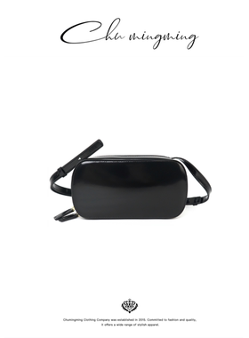 CHU楚妞牛皮小方包2025秋季新款女高级感百搭单肩斜挎小包