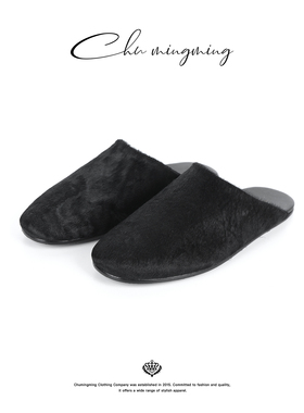 [CHU/2025FW NEW]勃肯毛毛拖鞋XZ133