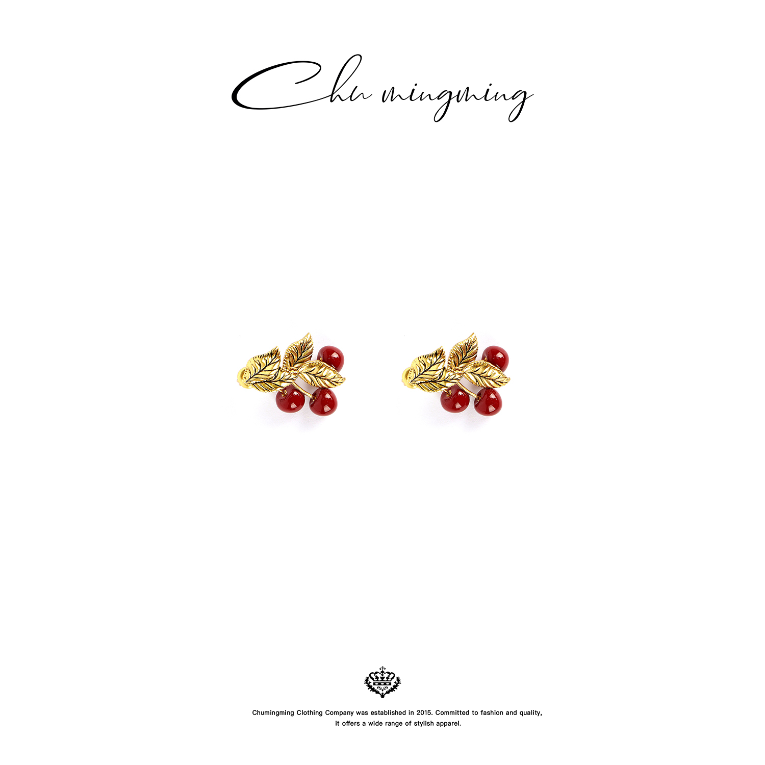 CHU楚妞车厘子耳环SP2581