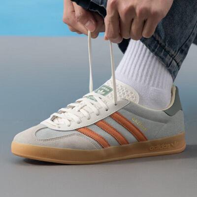 adidas三叶草男女GAZELLE INDOOR运动休闲鞋JQ0011 JS1412 JS1413