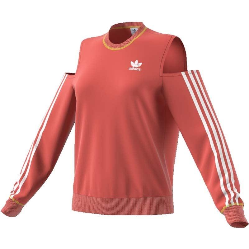 ADIDAS/阿迪达斯 三叶草 CUT-OUT SWEATER 女款卫衣套头衫 DH2995