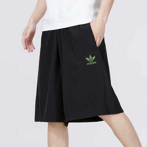 夏季新款短裤男裤阿迪达斯透气
