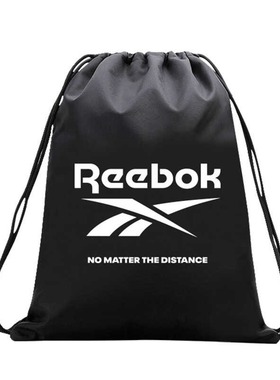 Reebok锐步男女包 大LOGO通用型运动休闲便携抽绳双肩包42R21801U