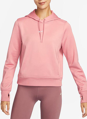 正品耐克女子短款TF PO HOODIE LBR针织套头衫休闲卫衣FB5211-618