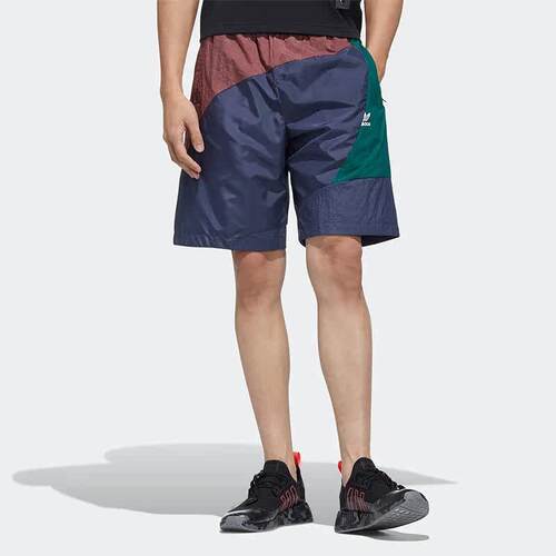 adidas三叶草男透气运动短裤