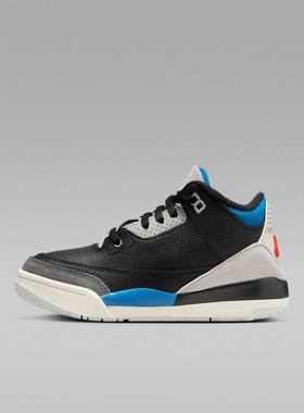 Nike耐克中童鞋 AIR JORDAN 3经典百搭复古休闲篮球鞋IB8969-004