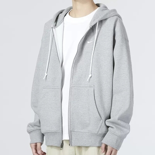 正品耐克针织外套男子秋冬款加绒保暖透气运动休闲DR0404-063