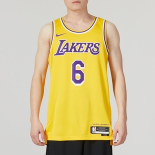 耐克男款 球衣DN2009 篮球洛杉矶湖人队詹姆斯6 无袖 733 23号码 正品