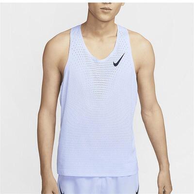 耐克男跑步训练透气无袖背心