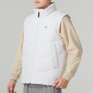 新款 Adidas 冬季 运动服保暖立领背心 阿迪达斯羽绒马甲男装 IS0369