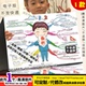 三年级数学面积思维导图手抄报三年级数学小报黑白线稿涂色A3A48K