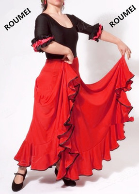 弗朗明戈舞裙西班牙舞蹈裙开场舞