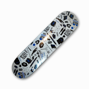 SUMEERSkate滑板店  加拿大枫木专业双翘滑板 JUSTICE板面-作业本