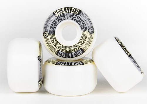 SUMEERSkate滑板店 BD进口双翘滑板轮子黄灰硬轮 52x32mm - 101A