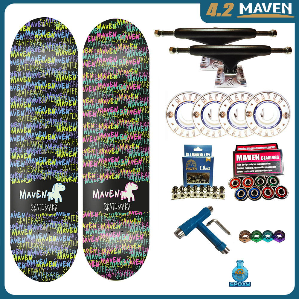 maven专业双翘滑板初学者成人图片