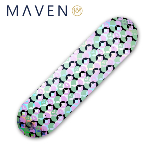 Maven专业双翘滑板初学男女生成人滑板整板/板面-深鱼滑板合作款