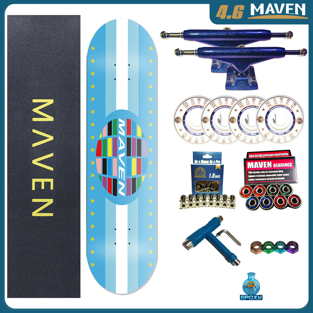 maven专业双翘滑板初学者成人图片