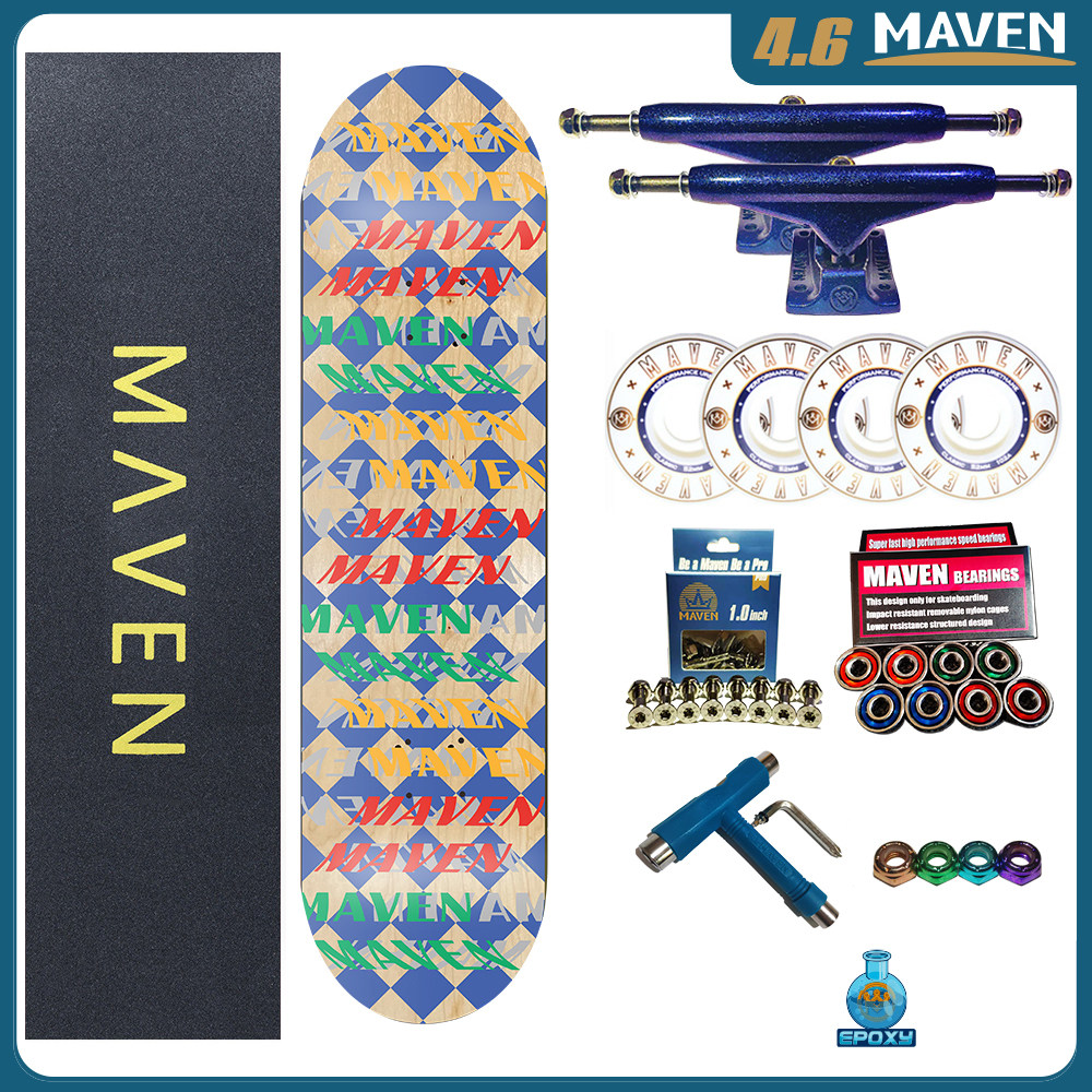 maven专业双翘滑板初学者成人图片