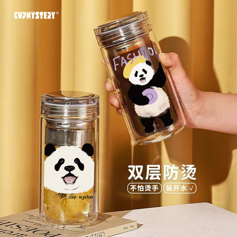 美国CUPMYSTERY卡通熊玻璃杯