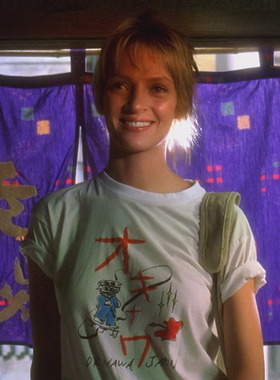 杀死比尔Kill Bill昆汀电影T恤 乌玛瑟曼同款Uma Thurman男女短袖