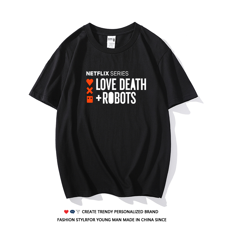 死亡机器人周边纯棉短袖潮