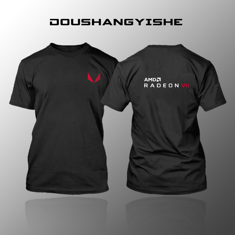 印花短袖T恤电脑城极客工装信仰