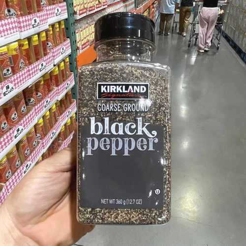 开市客代购科克兰进口黑胡椒颗粒 胡椒粉调味料360g