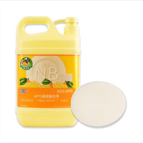 盒马代购NB APG果蔬餐洗洁精2kg桶食品级天然因子专用无残留护手