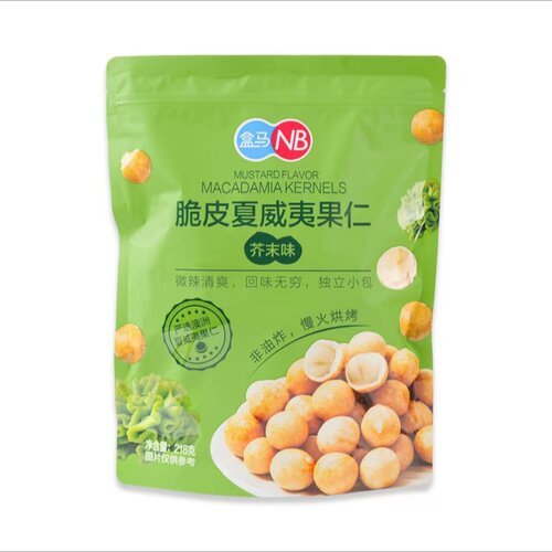盒马NB脆皮夏威夷果仁芥末味218g