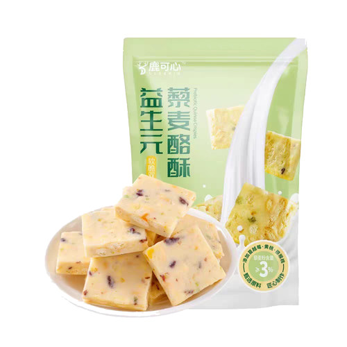 鹿可心益生元藜麦酪酥125g奶香浓