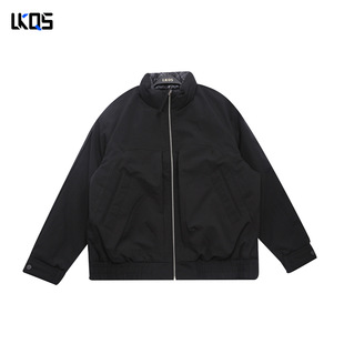 骆克骑士潮牌25年冬棒球鸭绒服羽绒男工装男装复古合身外套男