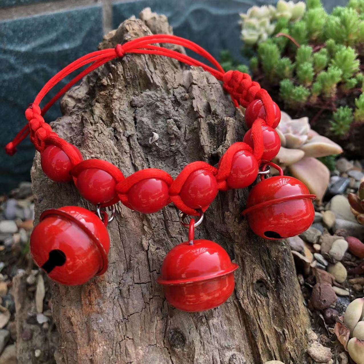 宠物小铃铛项圈泰迪金毛幼犬项链狗狗挂件猫咪兔子挂饰可调节防丢