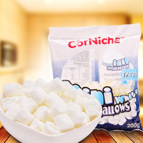 可尼斯迷你白棉花糖200g