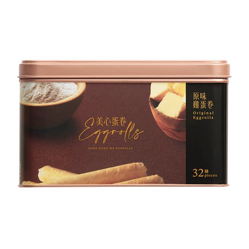 美心鸡蛋卷448g酥脆铁罐