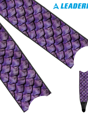 全新Leaderfins自由潜长脚蹼 限量款CRYSTAL REPTILE玻纤碳纤