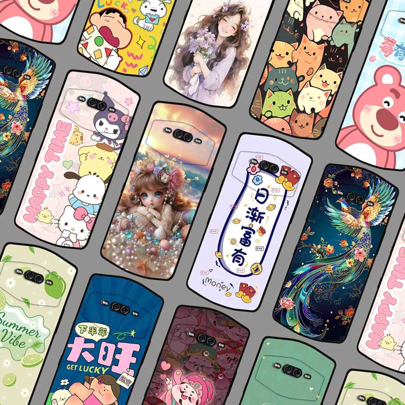 美图V7手机壳DIY Meitu v7保护套 Meitu MP1801照片图案定制 软防摔福气卡