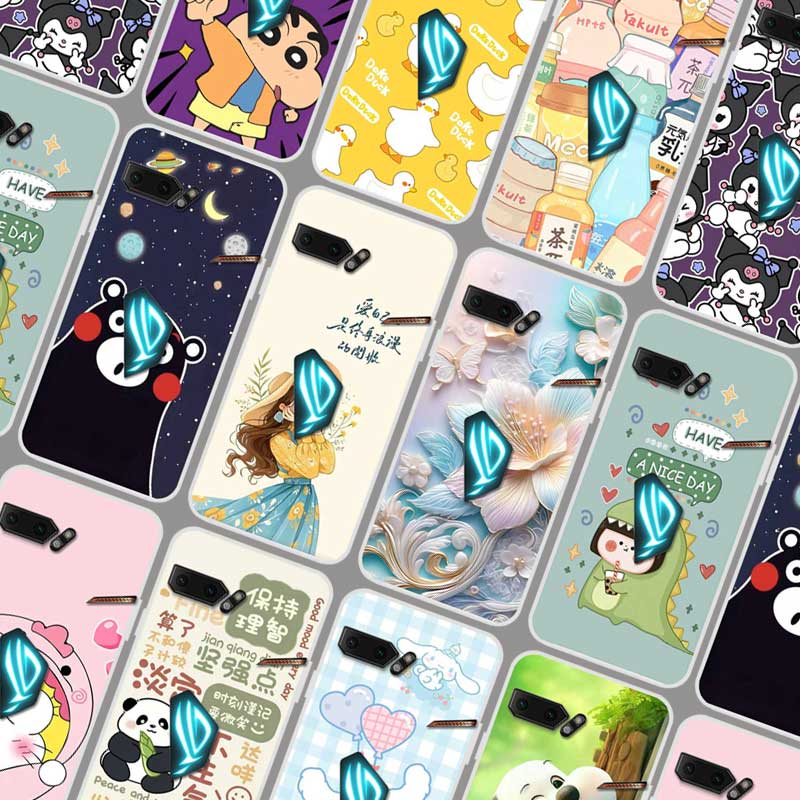 华硕ROG2手机壳软胶来图定制 ROG游戏手机2代保护套照片定做 ZS660kl 多多卡通可爱防摔