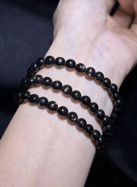 天然古埃及金运石手链女款金运石手串单圈流行饰品