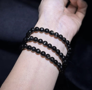 天然古埃及金运石手链女款金运石手串单圈流行饰品