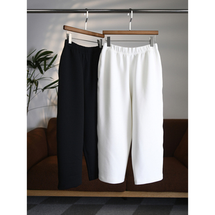 颖颖家旺财意大利gao定 W1961 零负担空气棉弯刀哈伦松紧腰八分裤