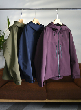 【颖颖家】L~P胶囊120S超细精梳丝光羊毛抽绳双拉链连帽外套W1548