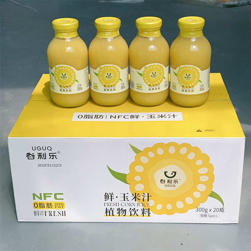 谷利乐NFC鲜榨玉米汁330mlX15瓶整箱包邮植物饮料早餐饮品同款 咖啡/麦片/冲饮 纯果蔬汁/纯果汁 原图主图