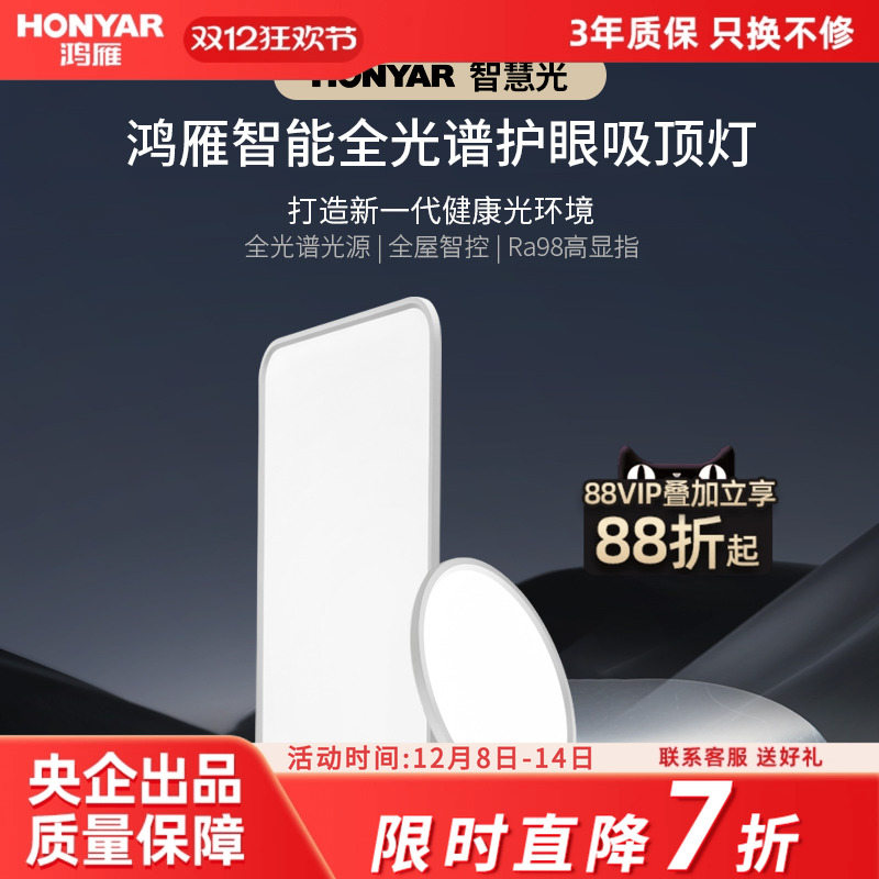 HONYAR/鸿雁北欧风吸顶灯