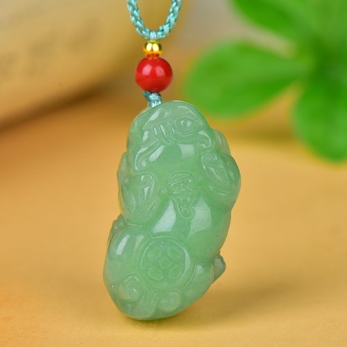 天然东陵玉貔貅吊坠玉佩坠