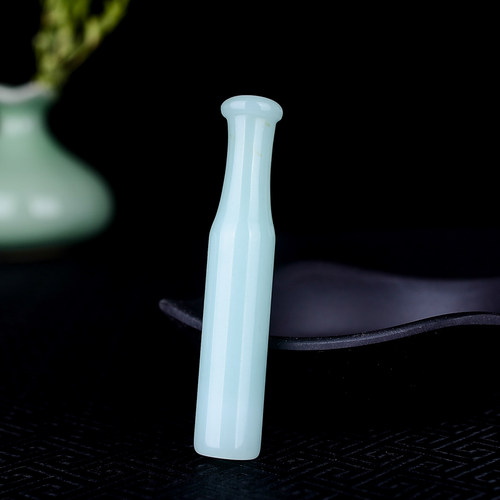 新疆和田玉节节高升过滤器烟嘴